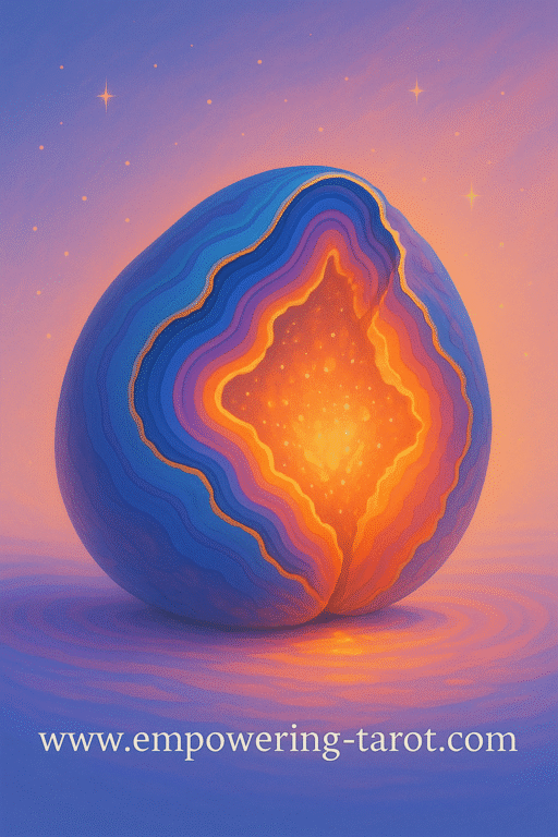 an agate stone, glowing in the middle. dream interpretation: what does it mean to see an agate in your dream?