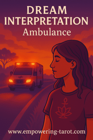 a person standing on the side of a road, meanwhile an ambulance passes by. dream interpretation: what does it mean if you dream of an ambulance as a dream symbol?