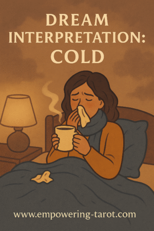 a woman sitting in bed with a tea, obviously trying to cure an illness or sickness or cold. discover what it means if you're dreaming of feeling sick, ill, or having a cold.