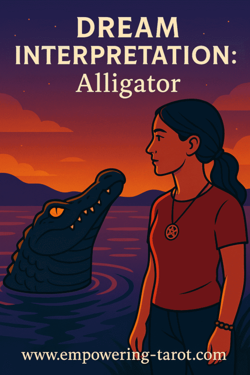 a person standing by a river, looking at an alligator. dream interpretation. what does it mean to dream about alligators or crocodiles?