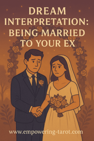 a sad couply marrying. what does it mean if you dream of marrying your ex? exploring dream symbolism and spiritual meaning of your dreams.