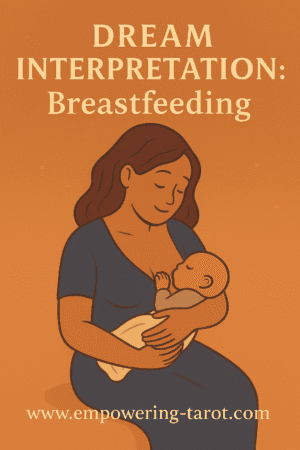 an illustration of a woman breastfeeding a baby. what does it mean to dream about breastfeeding? a spiritual guide to dream interpretation.
