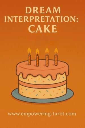an illustration of a birthday cake. what does it mean to dream about cake? spiritual dream interpretation.