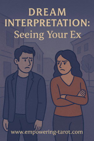 two people accidentally meeting each other in the streets and looking angry at each other. what does it mean if you dream about seeing your ex? exploring dream symbolism and spiritual meaning.
