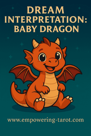 an illustration of a baby dragon. what does it mean to dream of a baby dragon? an article on the spiritual dream interpretation of the symbol baby dragon.