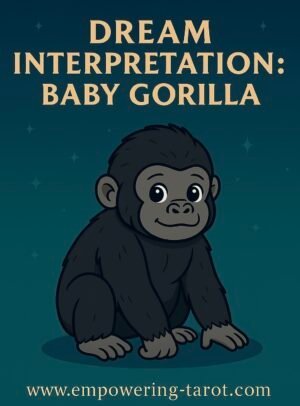 an illustration of a gorilla baby. what does it mean to dream of a gorilla baby? an article on the spiritual interpretation of dreams of baby gorillas.
