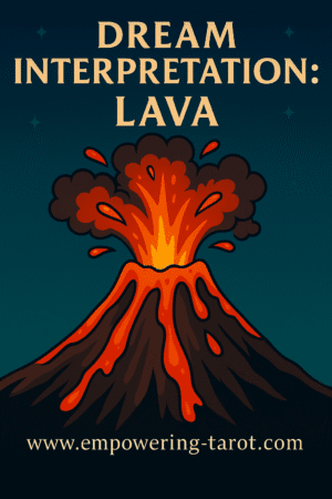 an illustration of a vulcano. what does it mean to dream of lava? illustrating an article on the spiritual meaning of dreaming of lava.