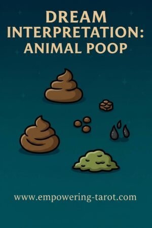 an illustration of different kinds of animal poop. what does it mean to dream of animal poop? what does it mean to dream of animals pooping? an article on the spiritual meaning of dreams of animal poop.