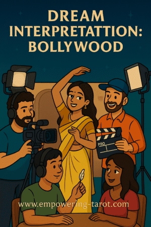 an illustration of people shooting a bollywood movie. what does it mean to dream of bollywood? what does it mean to see a bollywood movie in a dream? an article on the spiritual meaning of bollywood in dreams.