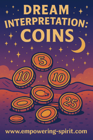 an illustration of coins. what does it mean to dream of coins? an article on the spiritual meaning of coins in a dream.