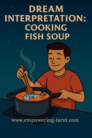 an image of a person cooking fish soup. what does it mean if you cook fish soup in a dream? an article on the spiritual meaning of cooking fish soup in dreams.