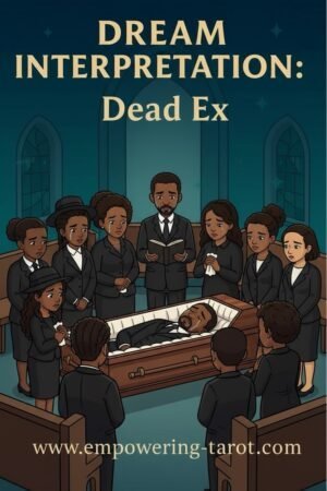 an illustration of a funeral taking place in a church. what does it mean to dream that your ex is dead? what do dreams of a dead ex mean? what does it mean to dream that your ex is dying? an article on the spiritual meaning of dreams of a dead ex.