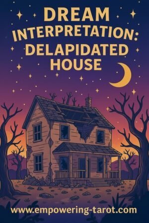 an illustration of a delapidated house. what does it mean to see a delapidated house in a dream? an article on the spiritual interpretation of delapidated houses in dreams.