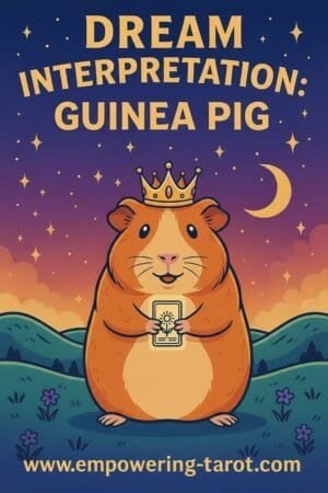 an illustration of a guinea pig. what does it mean to dream of a guinea pig? an article on the spiritual meaning of guinea pigs in dreams.