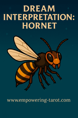 an illustration of a hornet. what does it mean to dream of a hornet? an article on the spiritual meaning of seeing a hornet in your dream.
