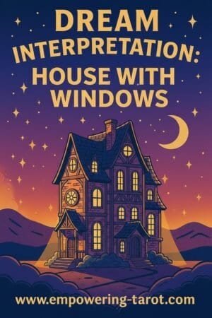 an illustration of a house with extraordinarily many windows. what does it mean to dream of a house with many windows? an article on the spiritual meaning of houses with many windows in a dream.