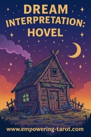 an illustration of a hovel. what does it mean to dream of a hovel? an article on the spiritual meaning of dreaming of a hovel.