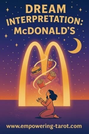an illustration of McDonald's. what does it mean to dream of mcdonalds? an article on the spiritual meaning of mcdonald's in dreams.