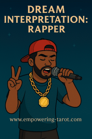 an illustration of a rapper. what does it mean to dream of a rapper? what does it mean to see a rapper in a dream? an article on the spiritual meaning of seeing a rapper in a dream.