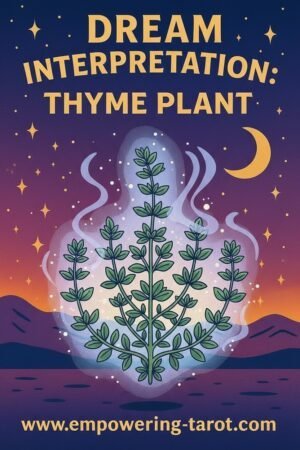 an illustration of thyme. what does it mean to dream of thyme? an article on the spiritual meaning of thyme in dreams.