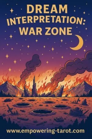 an illustration of a war zone. what does it mean to dream of a war zone? an article on the spiritual meaning of war zones in dreams.