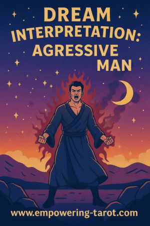 an illustration of an aggressive fighter. what does it mean to dream of an aggressive man? an article on the spiritual meaning of encountering an aggressive man in a dream.
