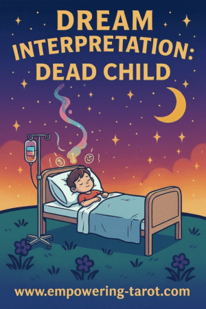 an illustration of a dead child. what does it mean to dream of dead children? an article on the spiritual meaning of dead children in dreams.