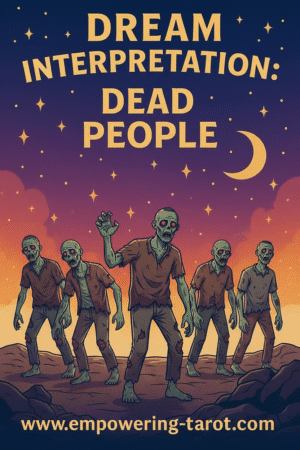 an illustration of several dead people. what does it mean if you dream of dead people? an article on the spiritual meaning of dreams about dead people.