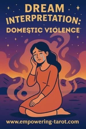an illustration of a crying woman. what does it mean to dream of domestic violence? an article on the spiritual meaning of domestic violence in dreams