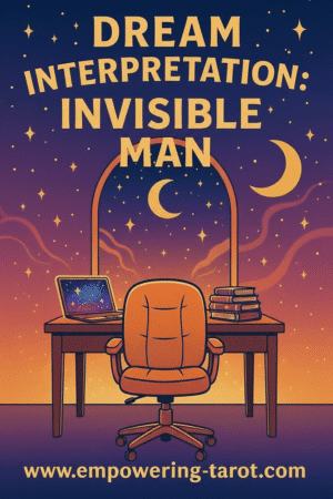 an illustration of an empty office. what does it mean to dream of an invisible man? an article on the spiritual meaning of encountering an invisible man in a dream