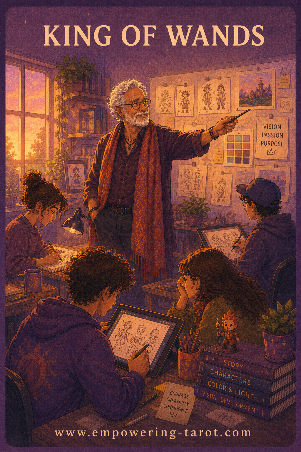 King of Wands — Exercises Section