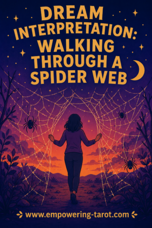 Dream Interpretation: Walking Through a Spider’s Web