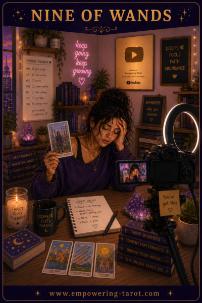 The Nine of Wands as Your Card for the Day
